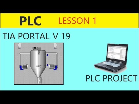 PLC Lesson 01 | TIA Portal 19 | Learn how to make water Level project using TIA portal and PLCSIM