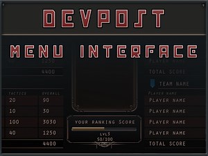 Devpost: Menu interface news