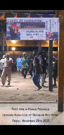 First time ever in Manus Province Leonard Kania Live Friday November 28th 2025 Tickets K100 Tshirts K70 Video: Edited, not ours 🙏 #supportlocalmusic | Kasman541