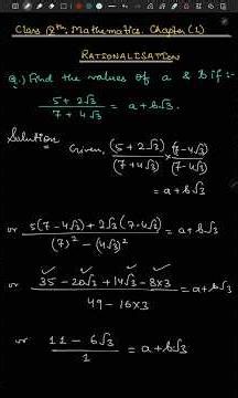 Rationalization #realnumbers #maths