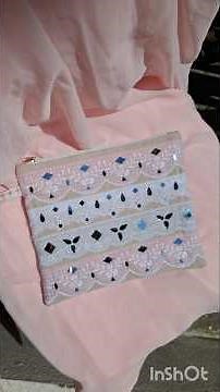 Je couds une pochette avec des chutes de dentelles ! ♻️🤩 #diy #upcycling #surcyclage #couture