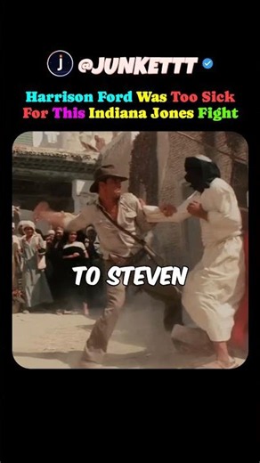 Why Harrison Ford Changed Indiana Jones' Sword Fight 🤠⚔️