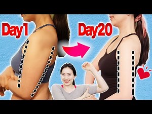 💪Slim Flabby Arm in 20 Days: Magic Shiatsu Massage & Beginner Standing Workout, No Equipment