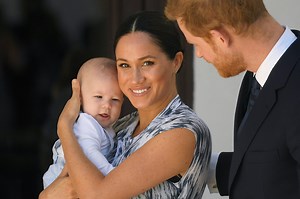 Baby Archie reportedly video called the royal family with cake