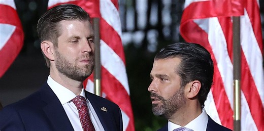 Eric Trump mocks Don Jr for announcing their 'dad's death' after hacking incident