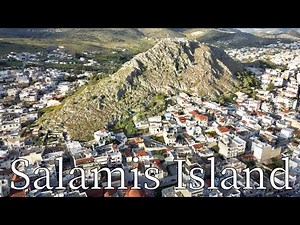 Salamis Island (Salamina), Greece - by drone [4K]. #salamina