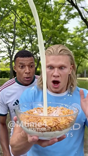 Yamal Closed the Door… Haaland Caught Breakfast 😭🥛 #parody #football #haaland