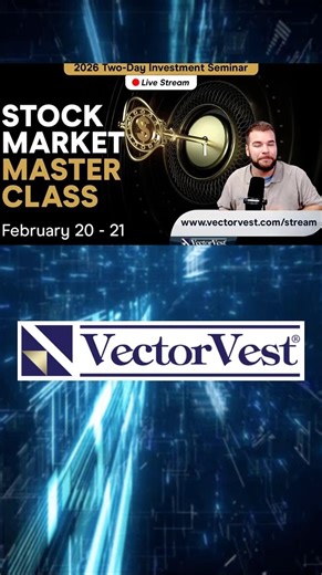 VectorVest | 2026 Investment Event of the YEAR! 🚀 Join us for an exclusive opportunity to learn proven strategies, market insights, and actionable tips... | Instagram