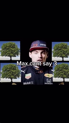 🔥Max Verstappen Can't say 3! 👀 #shorts #f1 #maxverstappen