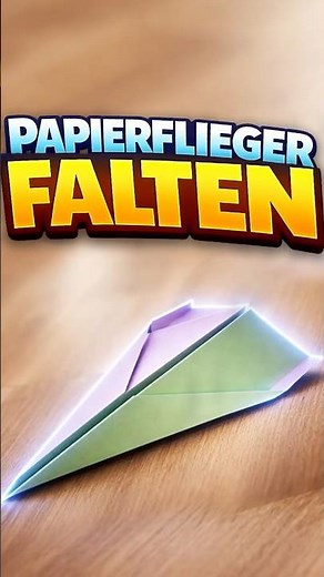 Jet Papierflieger falten! Einfach selber basteln unter 5 Minuten!