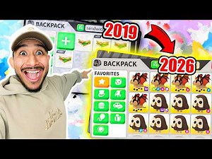 What's in my Backpack After 7 Years of Playing Adopt Me?
