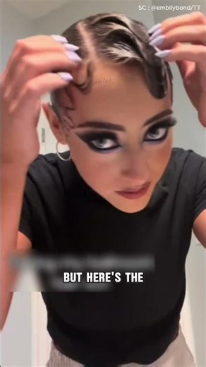 Her Hair Is As Hard As A Rock