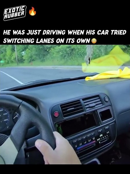 His Car Tried Switching Lanes On Its Own
