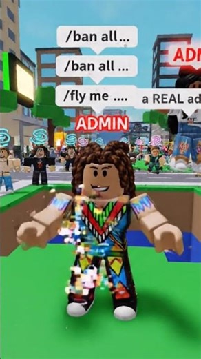 FAKE Admin Tried to BAN Everyone 😳💀 #roblox #robloxshorts #fakeadmin #robloxstory #shorts #viral