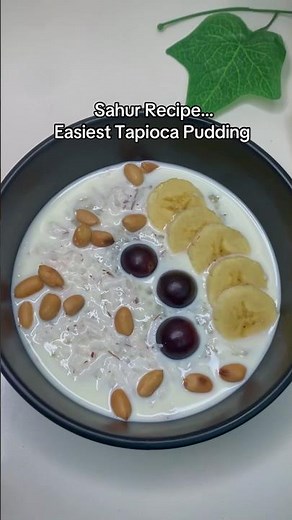 Quick tapioca pudding recipe #tapioca #pudding #sahur #nigerianfood