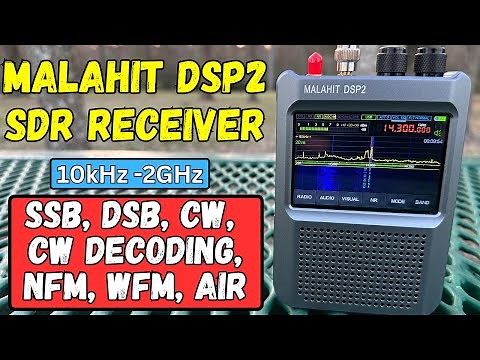 Malahit DSP2 SDR Radio Receiver 10kHz -2GHZ SSB DSB CW NFM WFM AIR