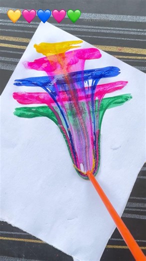 DIY THREAD PULLING ART 🎨🧵#shorts #satisfying #oddlysatisfying #viral#trending #artandcraft#artshorts