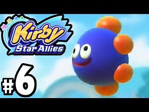 Kirby Star Allies - 2 Player Co-Op! - Switch Gameplay Walkthrough PART 6: Gooey VS Francisca Boss