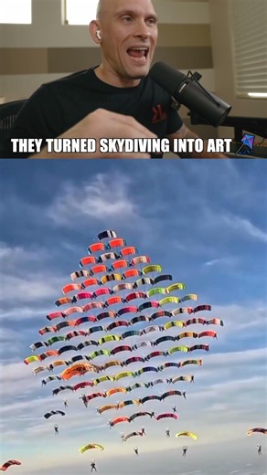 They turned skydiving into art 🪁