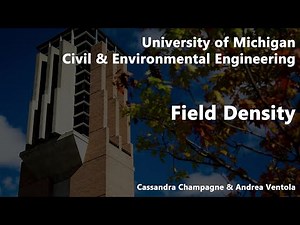 Soil Mechanics Lab: Field Density (Sand Cone Test)