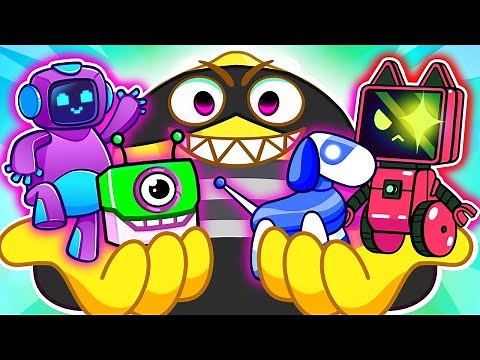 Scary Dino Robot Song 😨🤖 Playing Dinosaurs Song🦕 VocaVoca🥑 Kids Songs & Nursery Rhymes