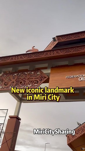 New Iconic Landmark in Miri City - Federation of Orang Ulu Associations Sarawak Malaysia
