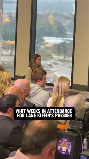 Whit Weeks popped out to Lane Kiffin’s introductory Press Conference | lane kiffin