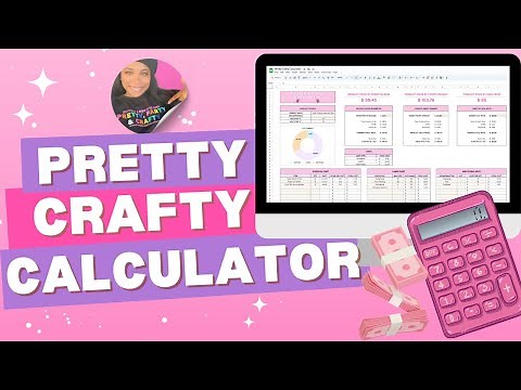Pretty Crafty Calculator: Learn How to Price Your Products EASILY