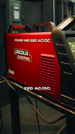 Anti-sticking and so much more. The POWER MIG 220 AC/DC multi-process welder: https://lered.info/48j2u6s #WeldRed #WeldRedNation #TIG #MIG #StickWelding #Welding #POWERMIG | Lincoln Electric