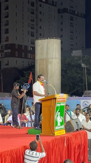 The ground is shaking 🔥 Seeman anna’s voice echoing everywhere! #seeman #election