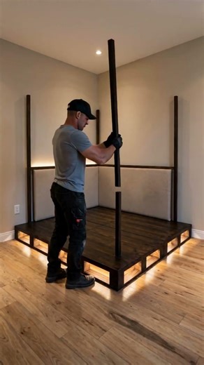 How to Make a Luxury Pallet Bed for Pennies! (Full DIY Process) #shippingcontainers #bunker