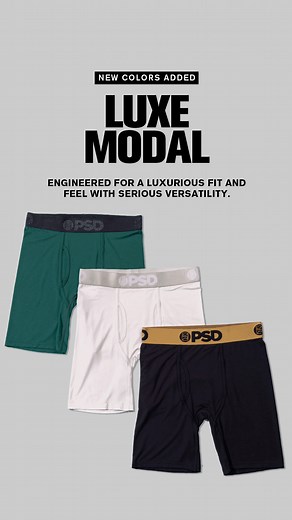 Luxe Modal is the PSD upgrade you’ve been waiting for. Feel the difference. | PSD Underwear