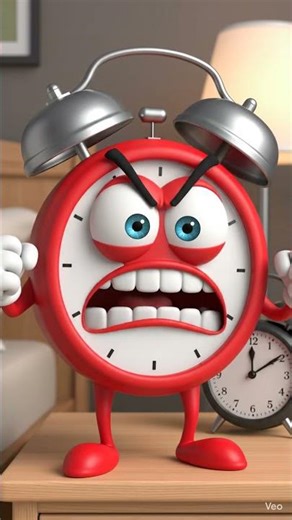 Angry Alarm Clock Yelling At Me! ⏰😡 #shorts