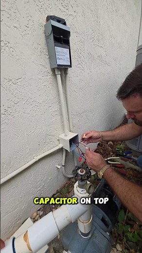 Repairing a sprinkler pump disconect and relay. Wellington fl Simon Electric