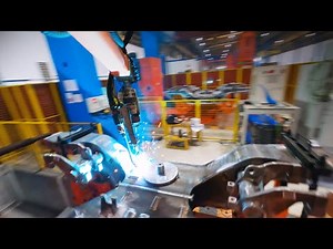 Fly Across the Frame Welding Production Line