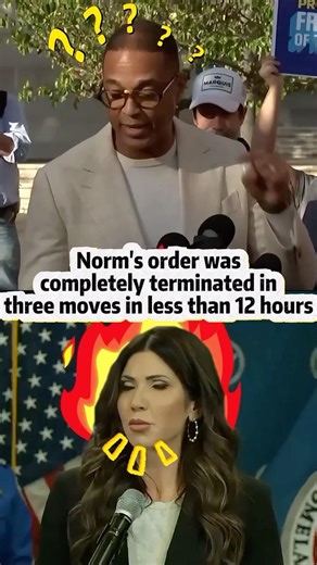 Noem’s order was completely terminated in three moves in less than 12 hours #shorts #celebrity #noem
