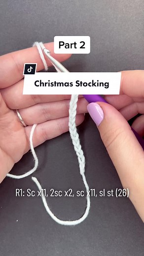 Christmas Stocking Crochet Tutorial Part 2