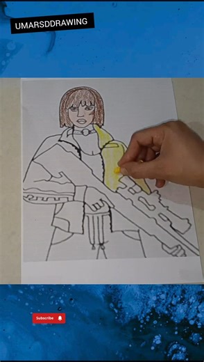 free fire game character cartoon drawing#draw # viral