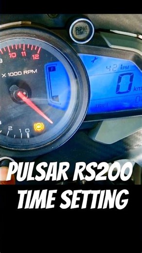 pulsar rs200 time setting, pulsar rs200 clock setting, how to set time