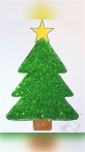 Glitter Christmas Tree Magic: Create Your Holiday Decor