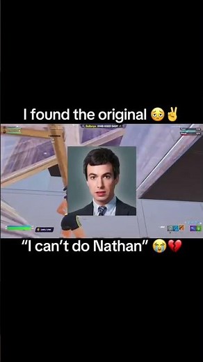 "I can't do Nathan" 😭💔 #viral #funny #fortnite #memes