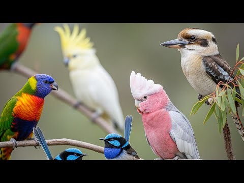 #100live Australian Bird Sounds for Relaxation, Sleep, Study, and Meditation | Ambient Sounds