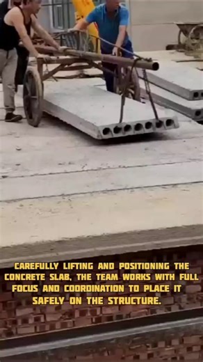 Installing Heavy Concrete Slabs with Skill.