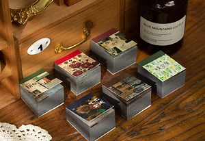 365 Pages MINI Memo Pad With Translucent Paper 1.6"x2" - Small Vintage Prints for Art Journaling, Junk Journal, Notebooks, Paper Crafts - Etsy