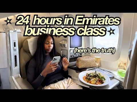 I spent $4,000 on a 24hr flight and instantly regretted it | is Emirates Business Class Worth It?