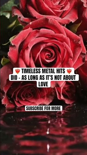 Dio - As Long As It’s Not About Love