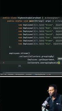 Find Highest Average Salary Department Using Java Spring ✅ Interview Question ✅ #java #coding