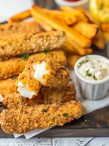 Homemade Baked Fish Sticks—the nostalgic comfort food from childhood.