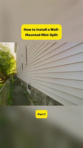 How to Install a Wall-Mounted Mini-Split #usa #fyp