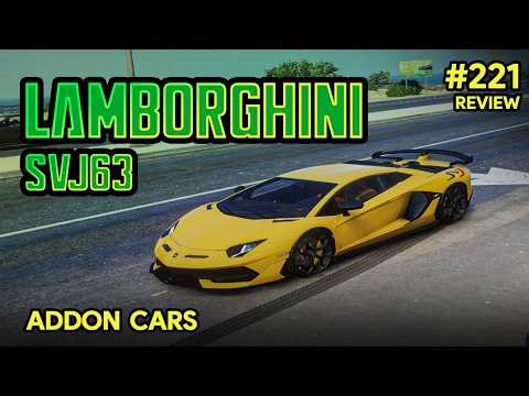 2025 Lamborghini SVJ63 Showcase 4K GTA 5 Legacy Mod Review –